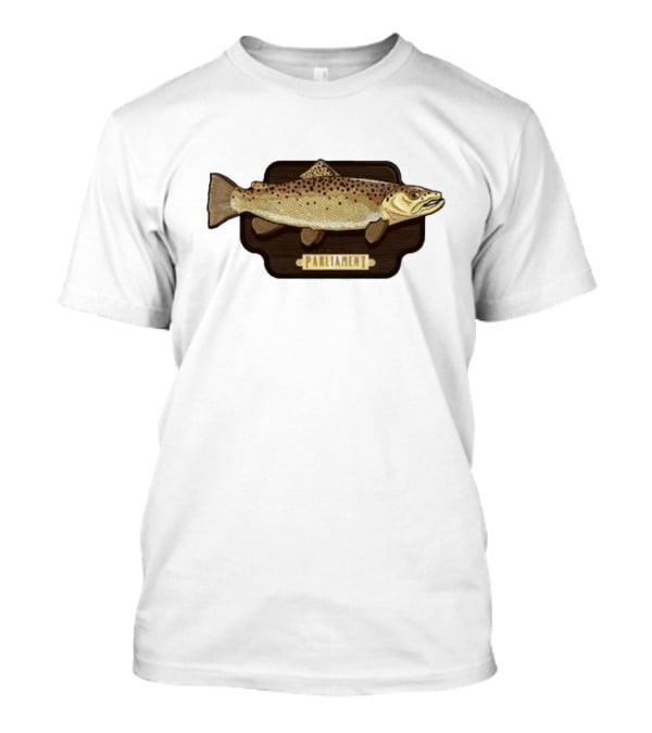 Parliament Brown Trout Fish Plaque T-Shirt