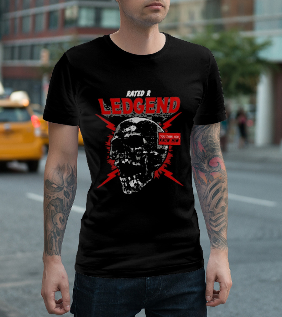 Rated R Ledgend You Think You Know Him Adam Copeland Triblend Black T-Shirt