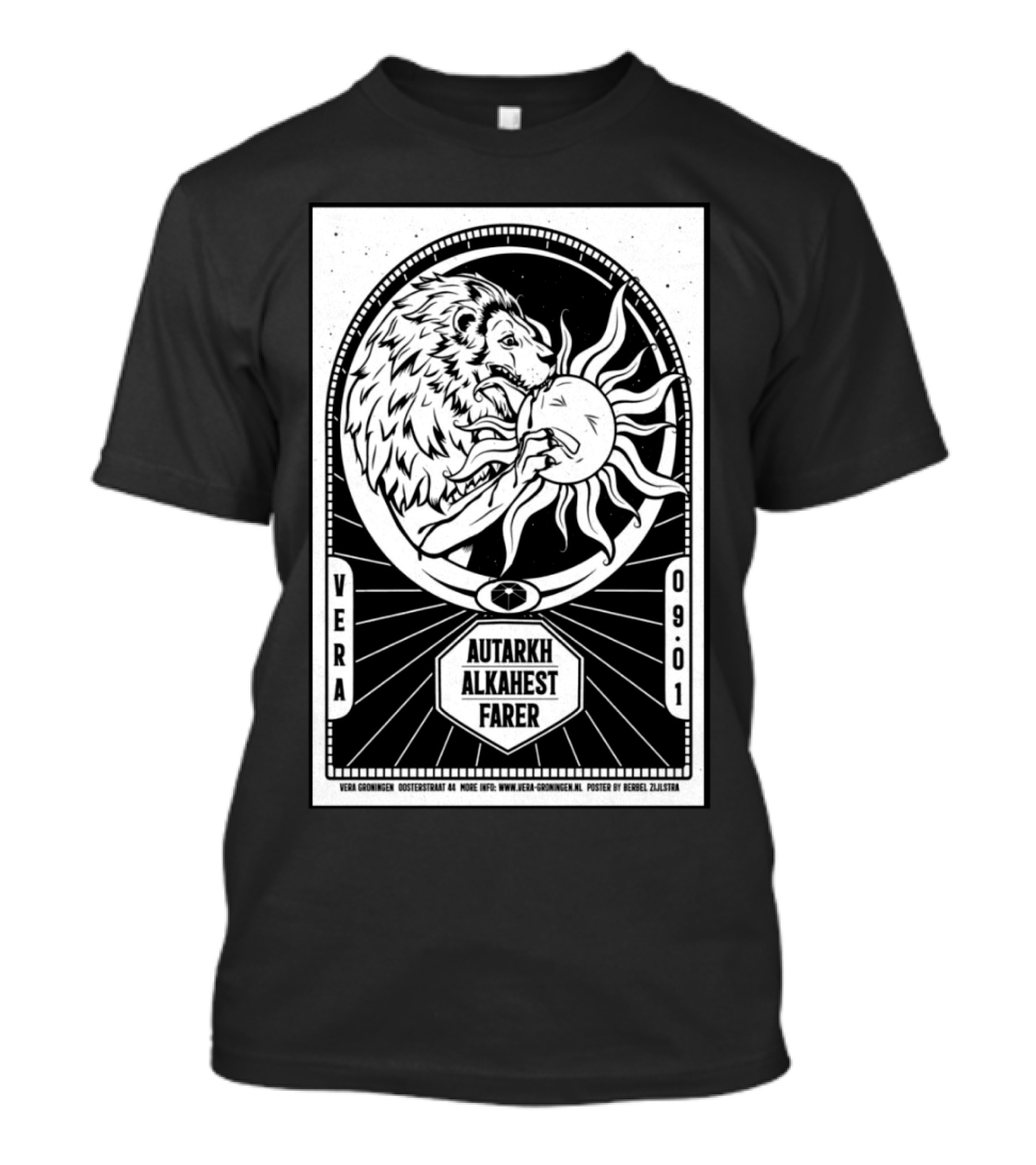Autarkh Alkahest Farer At Vera Groningen 0901 Concert Poster By Renee Zaalstra T-Shirt