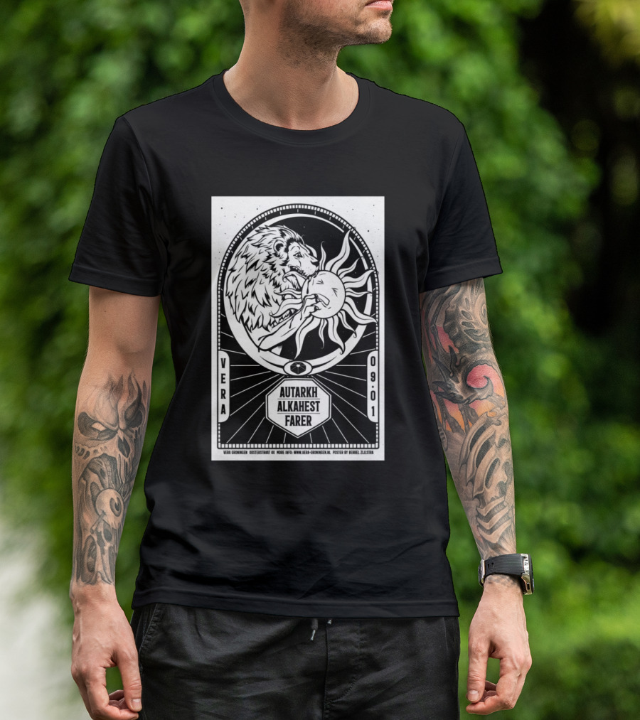Autarkh Alkahest Farer At Vera Groningen 0901 Concert Poster By Renee Zaalstra T-Shirt