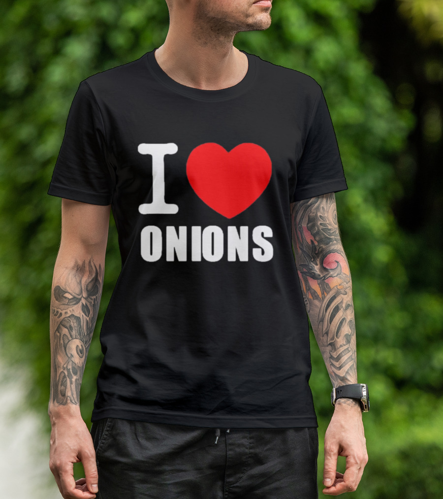 Pizzaslime I Heart Onions T-Shirt