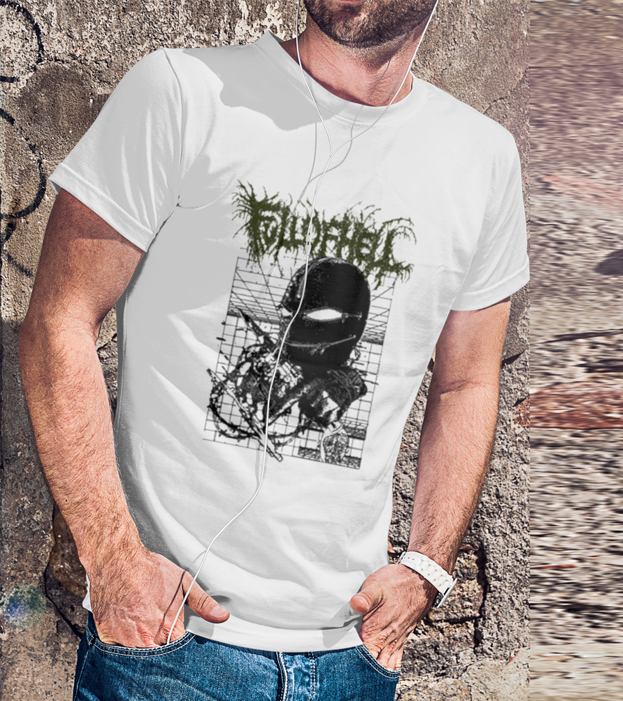 Full Of Hell Zipper Mask Brutal T-Shirt