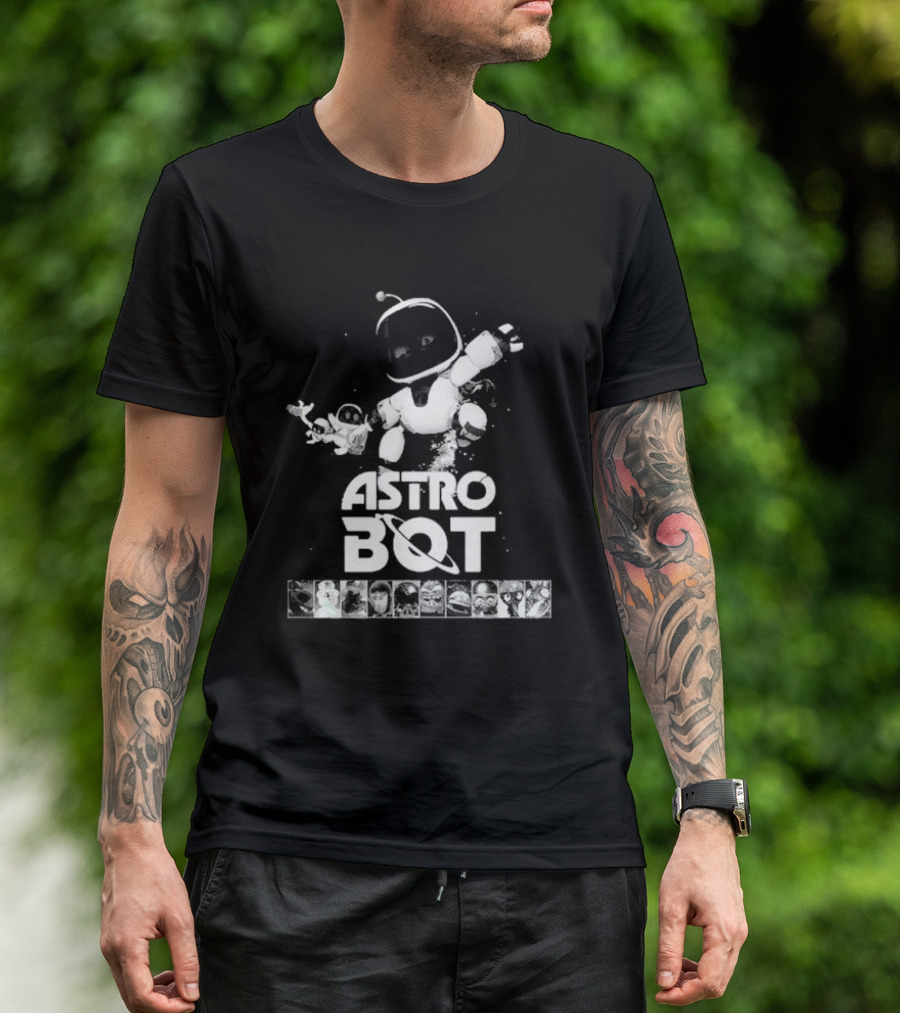 Astro Bot Prestige Adventure Galaxy Characters T-Shirt