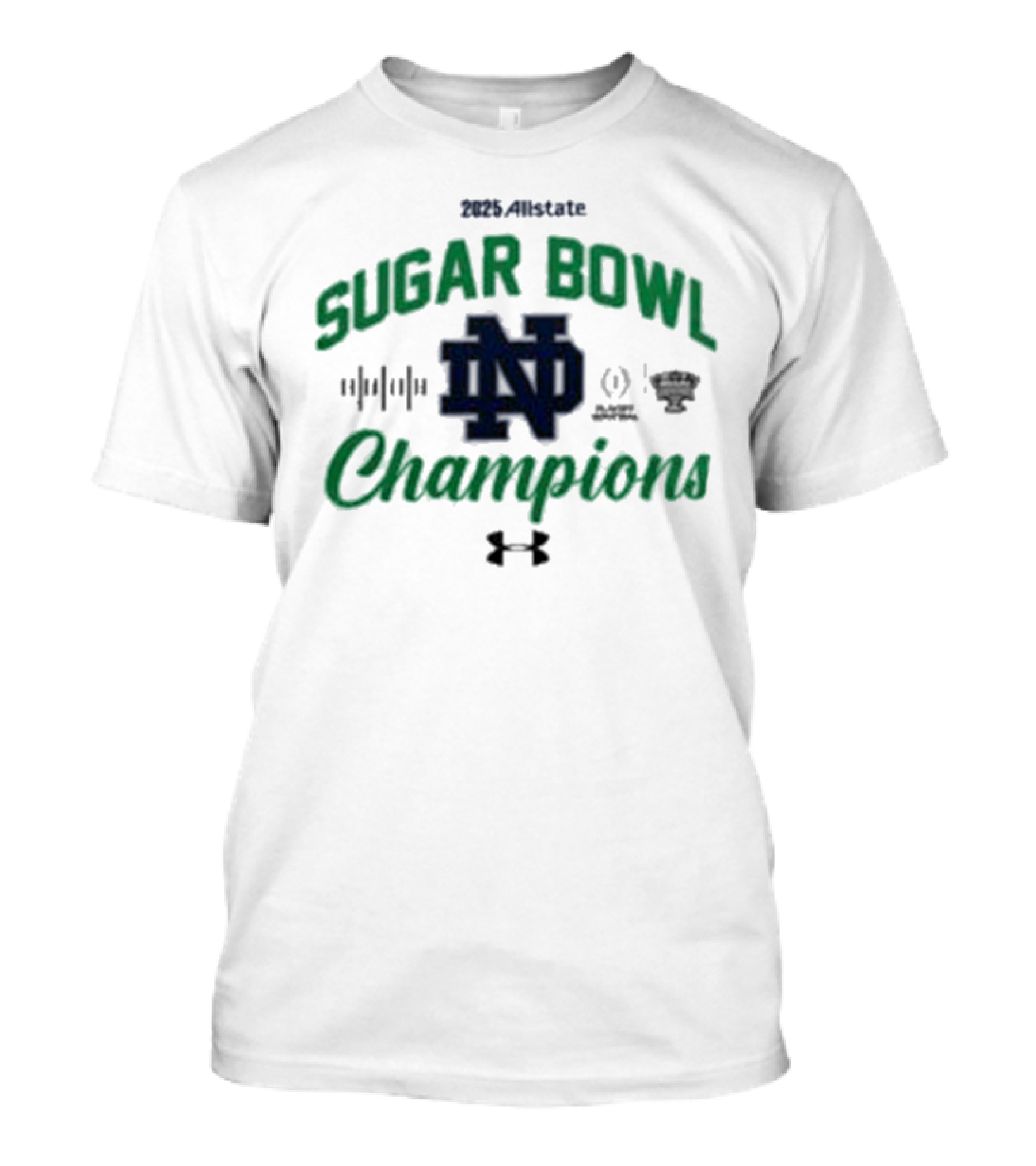 2025 Allstate Sugar Bowl Champions Notre Dame ND Fighting Irish T-Shirt