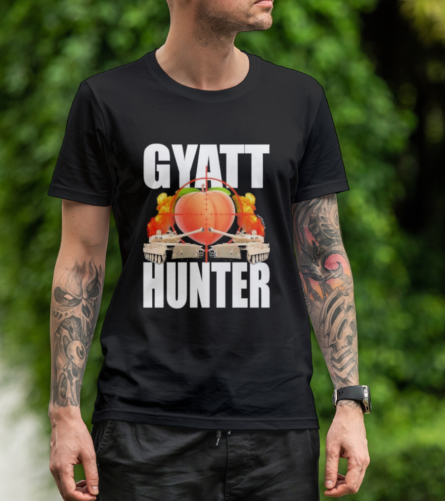 GYATT Hunter Crankin My Hog Meme Tanks Peach Target Explosion T-Shirt