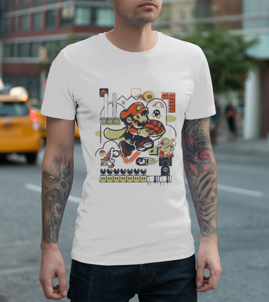 Athletic Acrobatics AGDQ 2025 Mario Retro Adventure Gaming T-Shirt