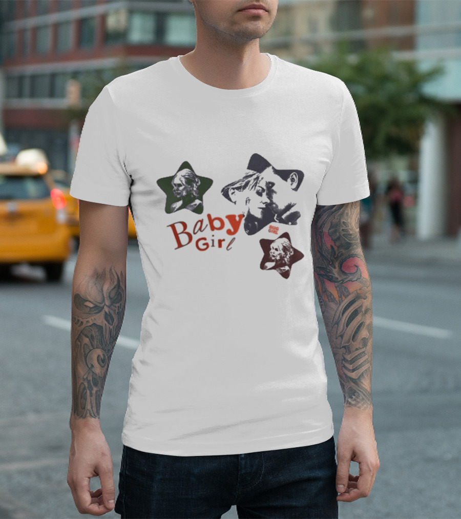 Baby Girl Bug Girl Star Portraits T-Shirt