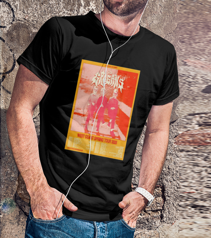 The Grogans West Coast Spring Tour 2025 CNR Records Presents Orange T-Shirt