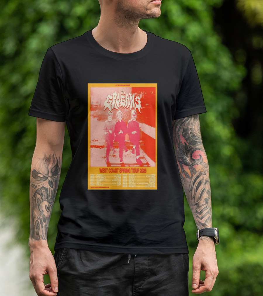 The Grogans West Coast Spring Tour 2025 CNR Records Presents Orange T-Shirt