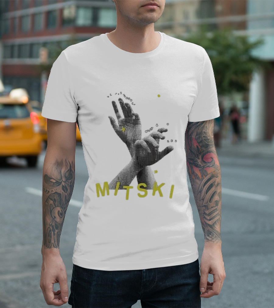 Mitski My Body’s Made Of Crushed Little Stars Hands T-Shirt