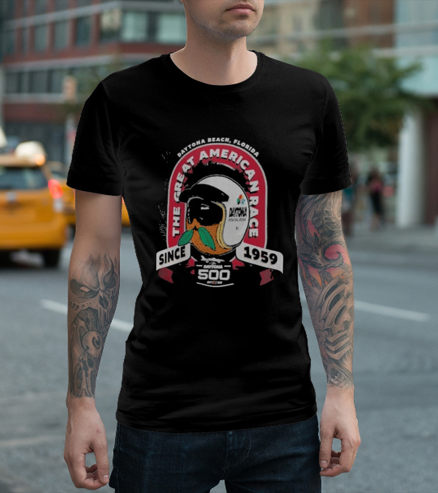 Daytona Beach Florida The Great American Race 1959 Daytona 500 T-Shirt