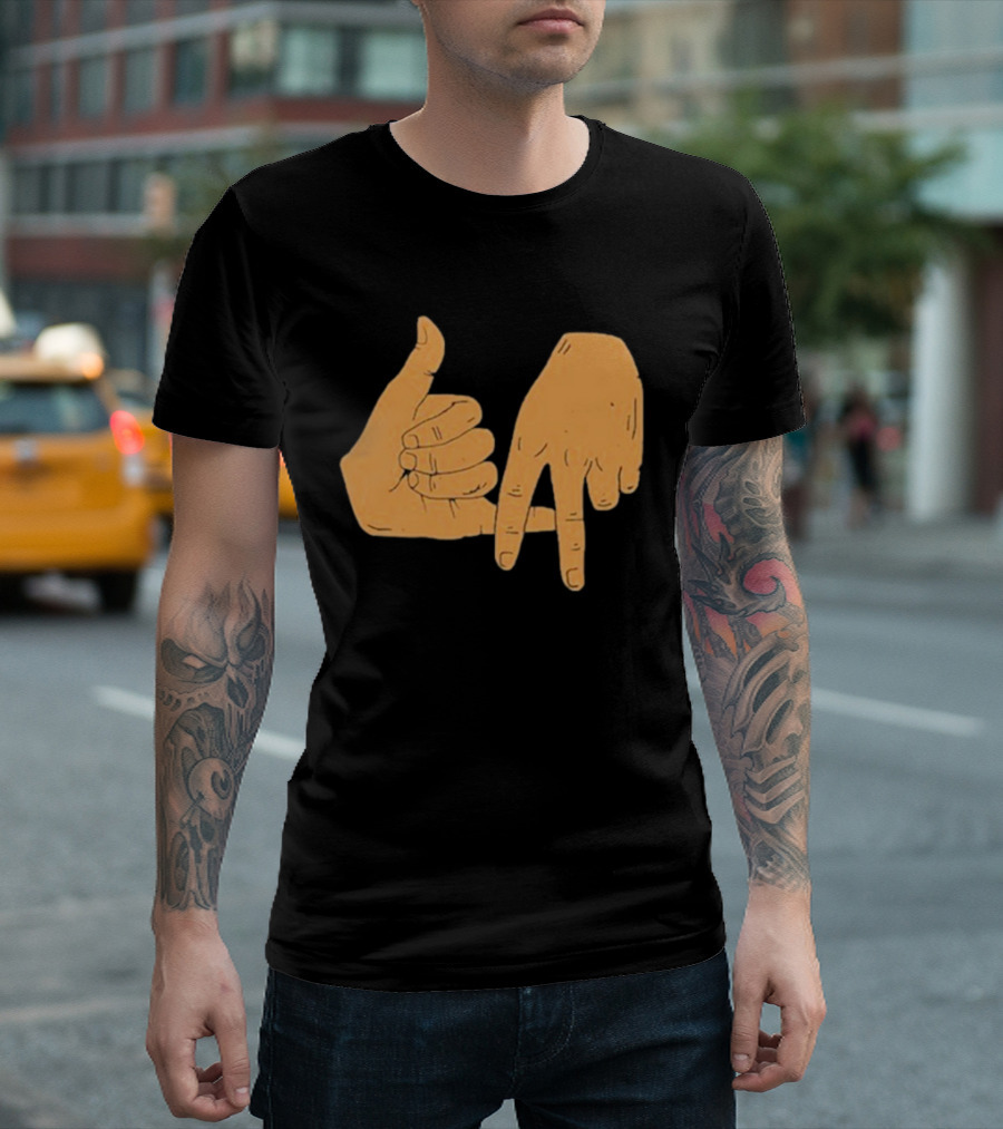 Dirty Coast Los Angeles Hand Gesture T-Shirt