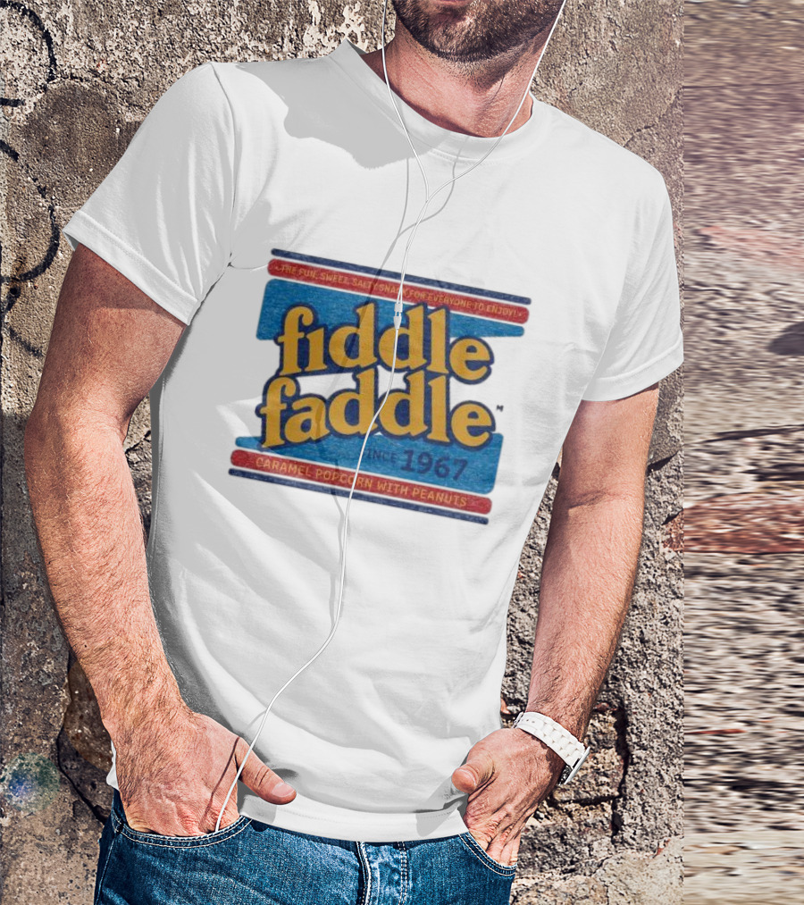 Fiddle Faddle Caramel Popcorn With Peanuts Since 1967 T-Shirt