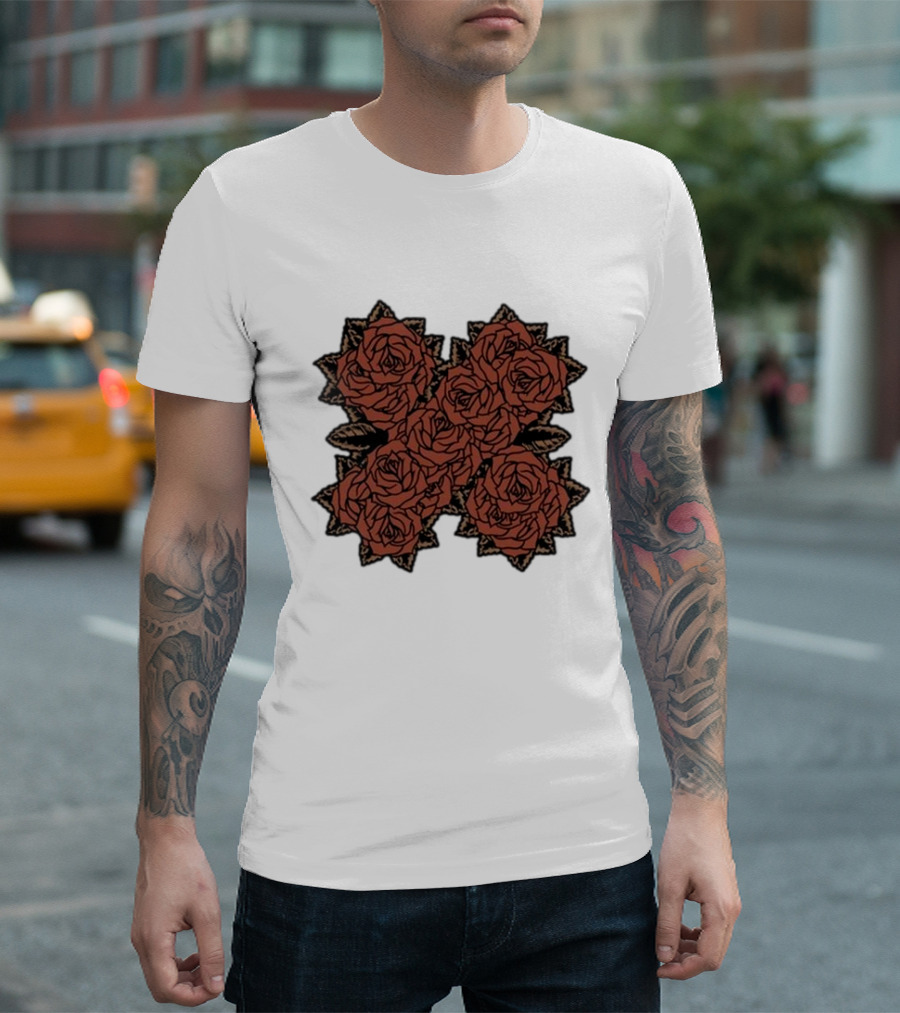 Xplr Sam And Colby Ribsplitter V.2 Floral Rose T-Shirt