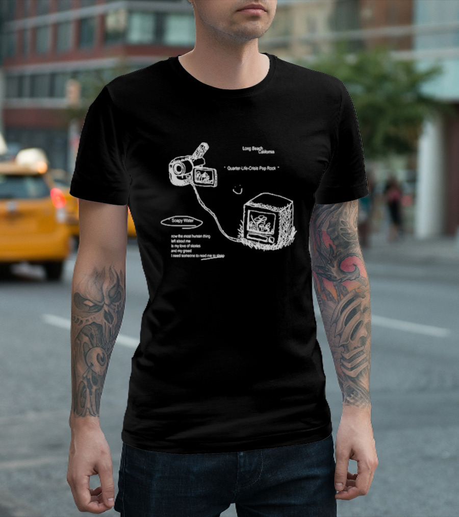 Chase Petra Soapy Water Long Beach California Quarter-Life-Crisis Pop Rock T-Shirt