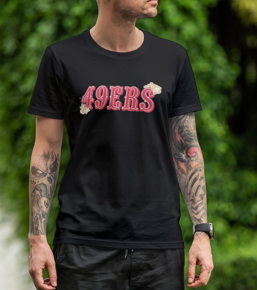 San Francisco 49ers 49ERS AAPI Apex Collection Floral Accents T-Shirt
