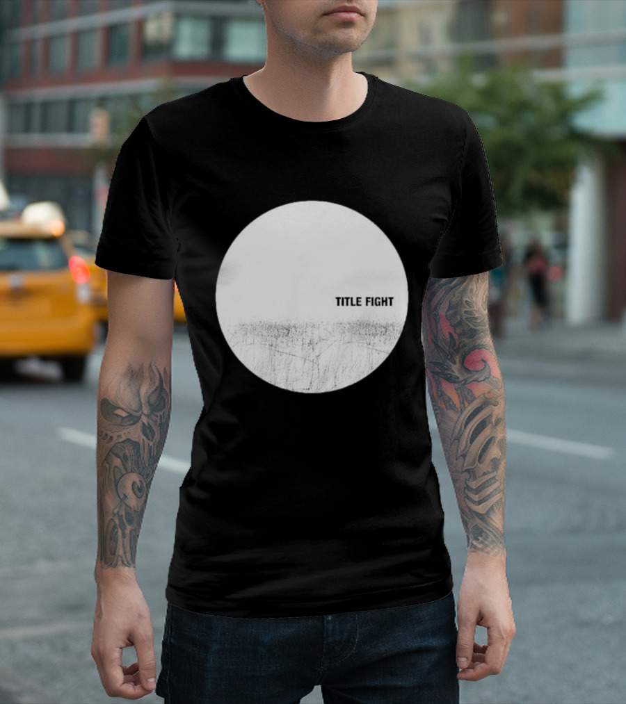 Title Fight Scratch Circle White T-Shirt