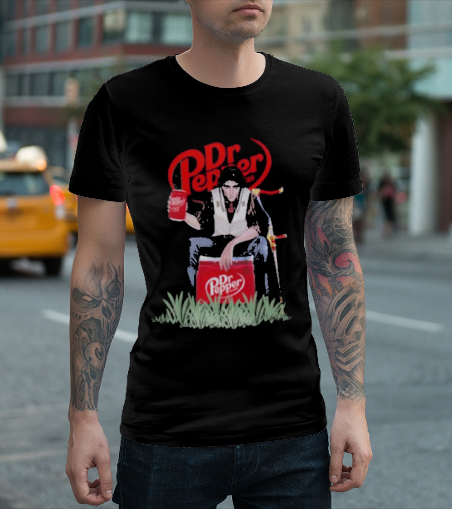 Viktor Season 2 Dr Pepper Warrior Sitting On Dr Pepper Crate T-Shirt