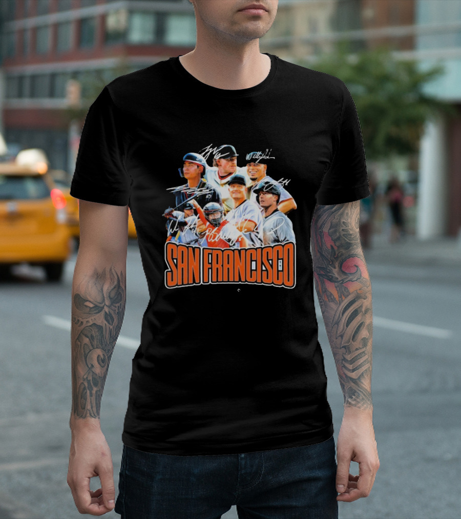 San Francisco Giants MLB Players Series Signatures 2025 T-Shirt