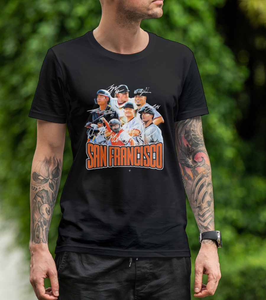 San Francisco Giants MLB Players Series Signatures 2025 T-Shirt