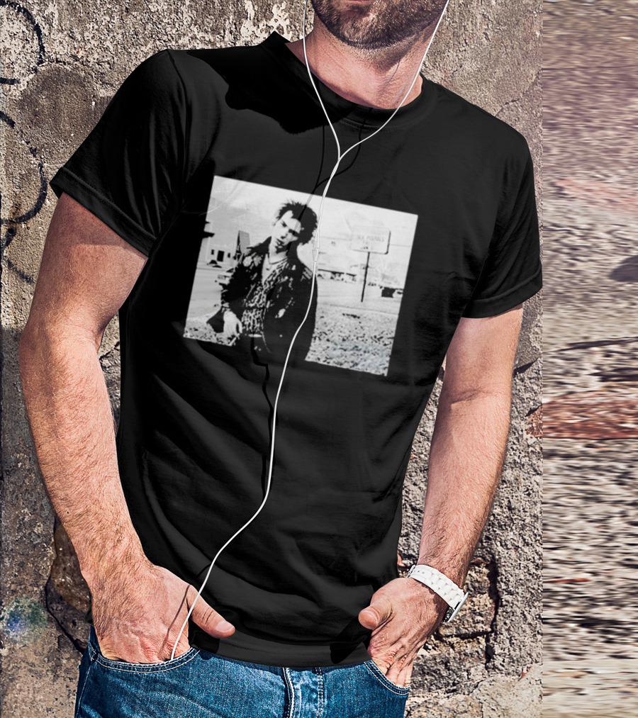 Sex Pistols Babylon Sid Vicious Street Scene Retro Punk Style T-Shirt