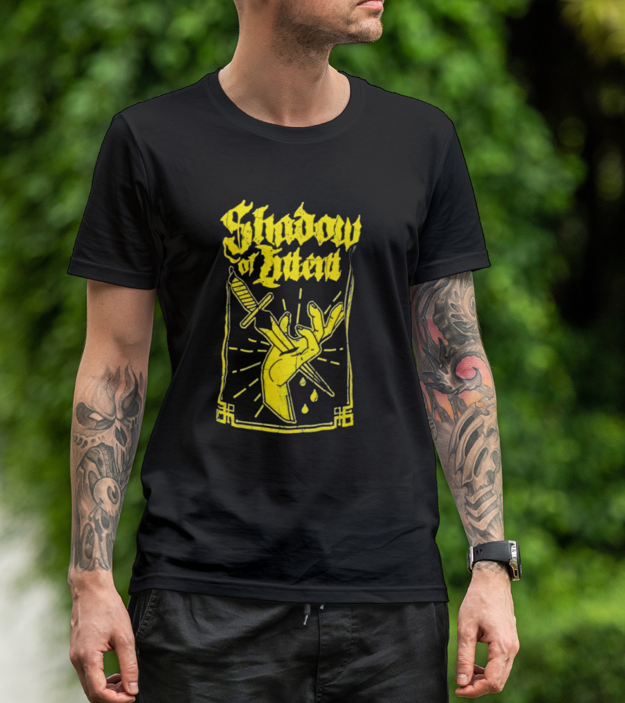 Shadow Of Intent Dagger Aura And Hand Motif T-Shirt