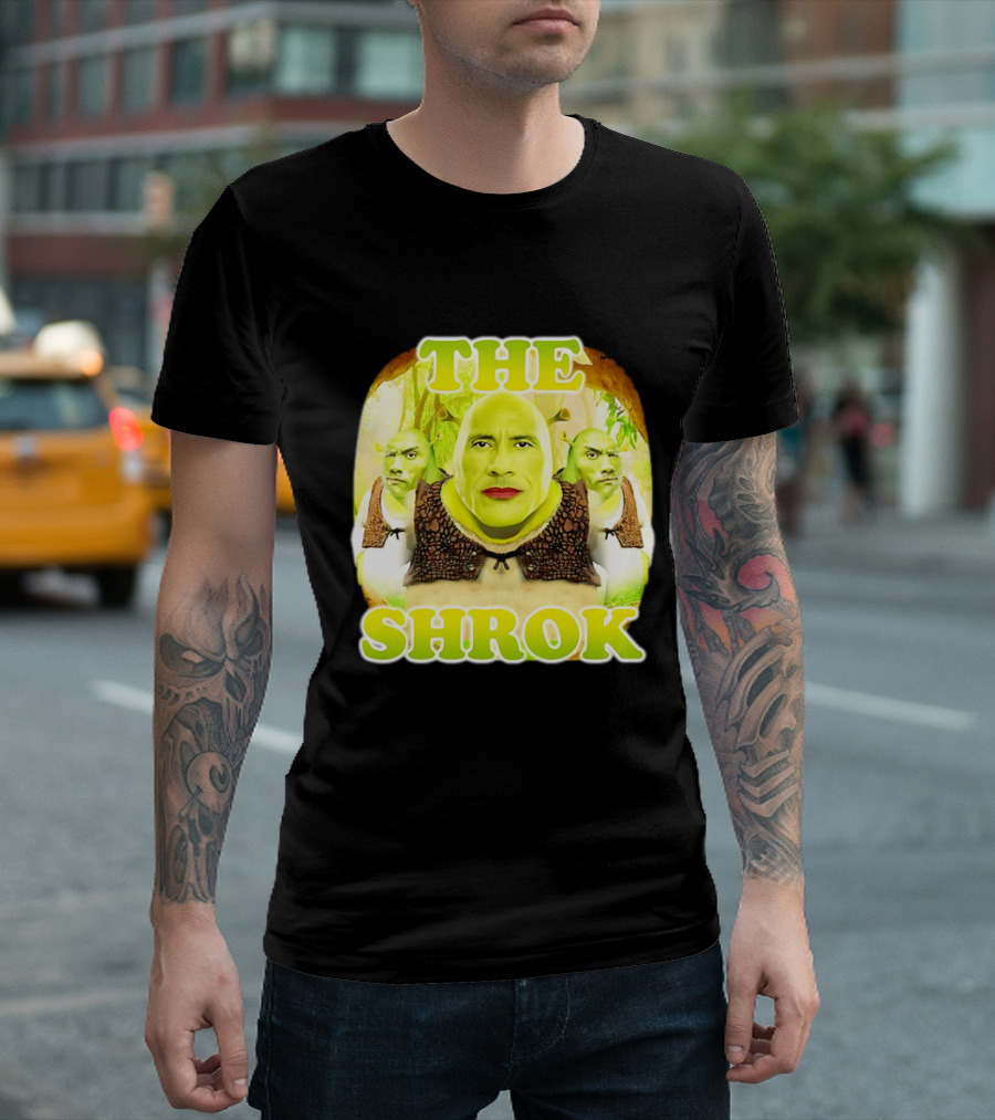 THE SHROK Shrek Parody Featuring Iconic Imagery T-Shirt