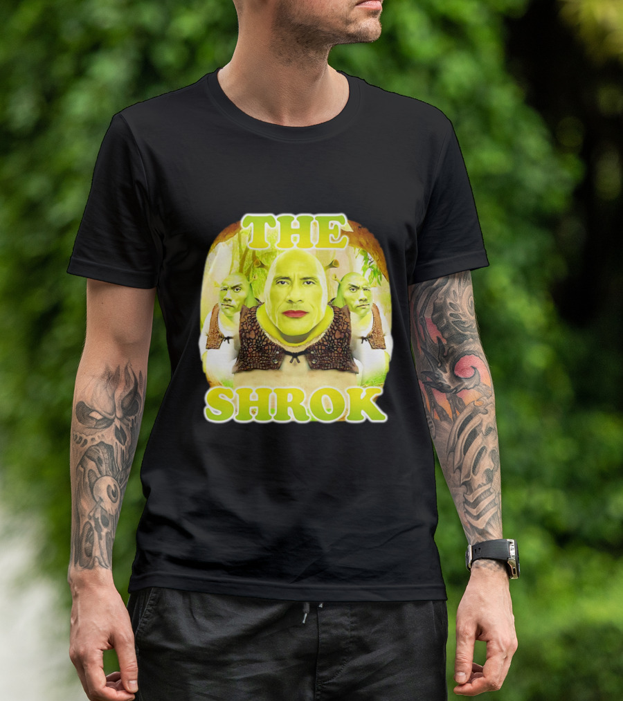 THE SHROK Shrek Parody Featuring Iconic Imagery T-Shirt