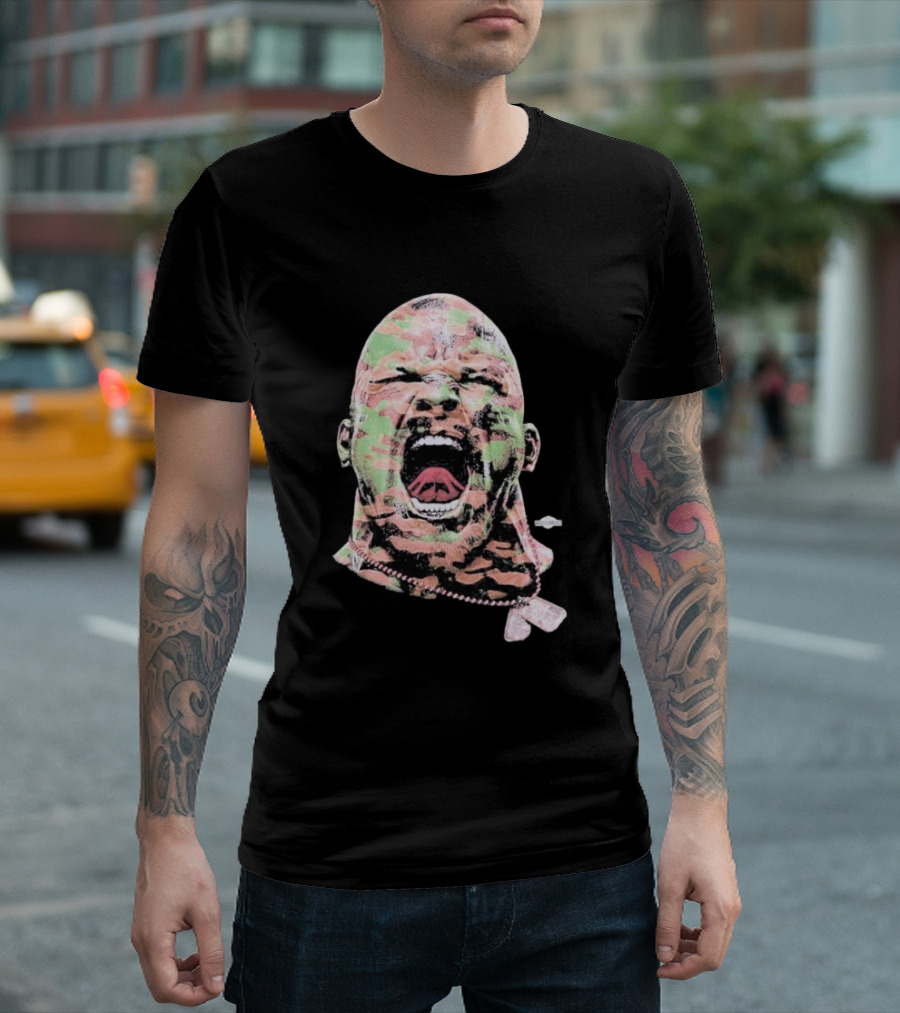 Steve Austin Camo Pattern Hellstar X WWE Wrestlemania 41 316 2025 T-Shirt
