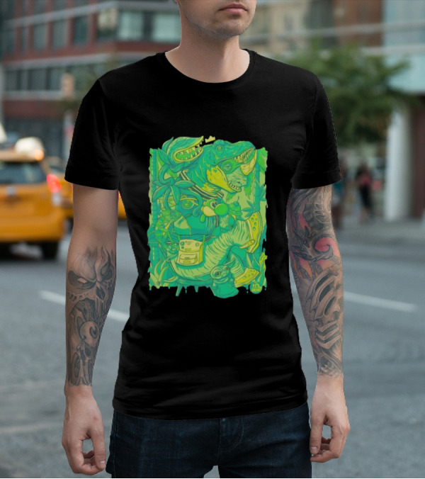 Ten Hundred Green Rhino 10 Hun Adventure T-Shirt