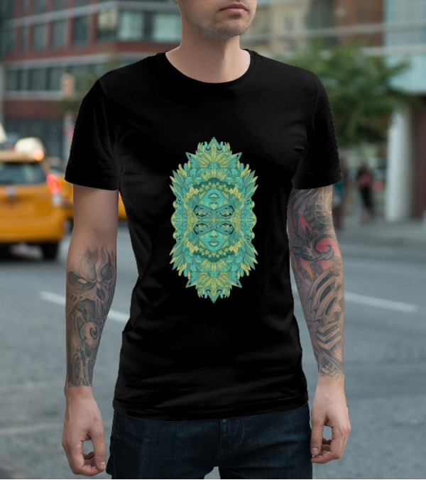 Ten Hundred Reflect Kaleidoscopic Faces Symmetrical Nature T-Shirt
