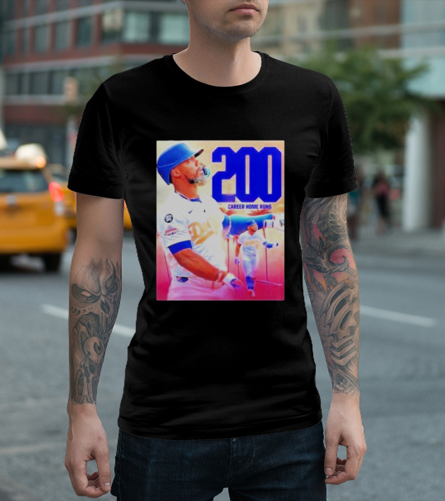Los Angeles Dodgers Teoscar Hernandez 200 Career Home Runs T-Shirt