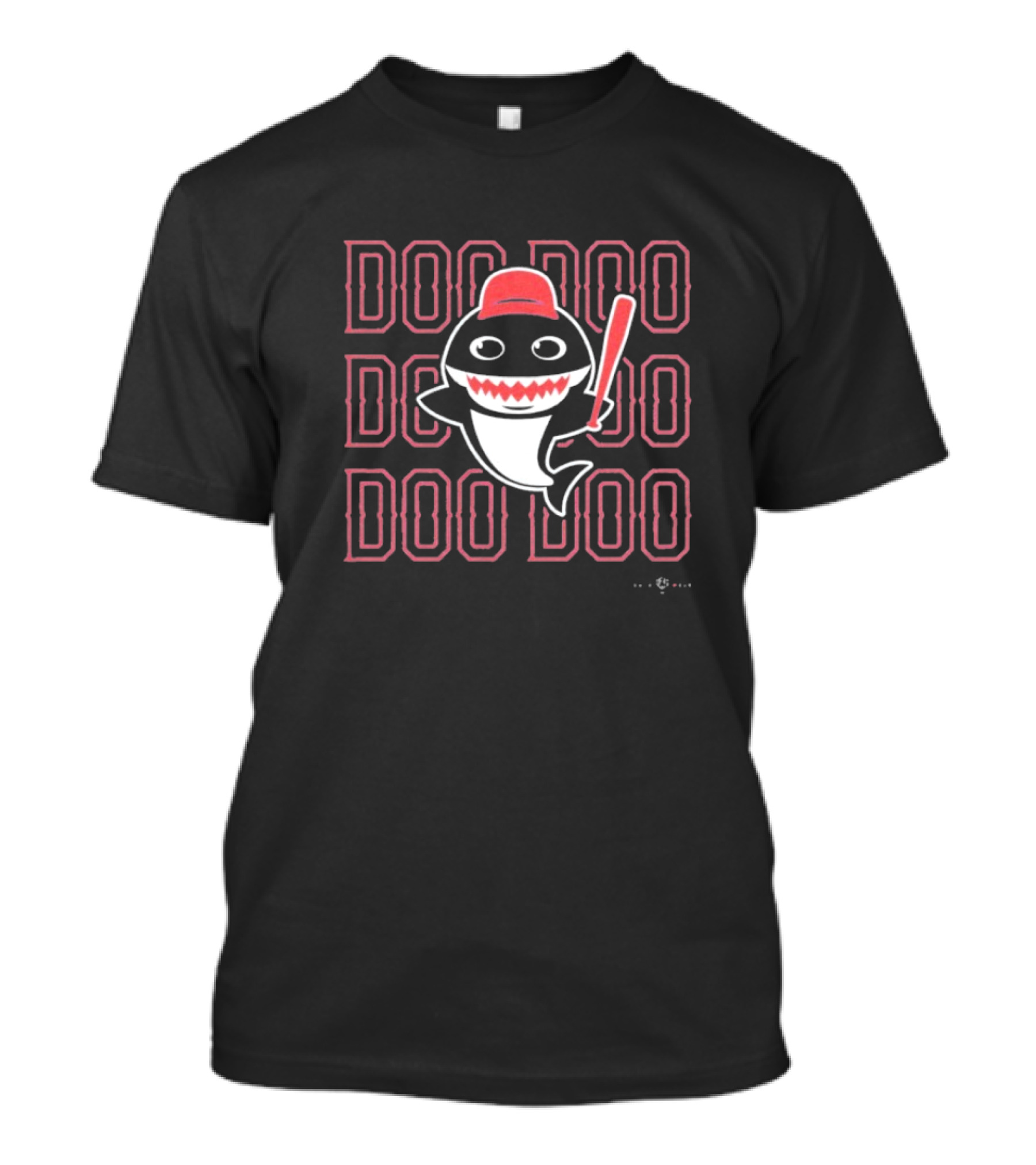 Texas Rangers Baby Shark Doo Doo Baseball Bat And Cap Icon T-Shirt