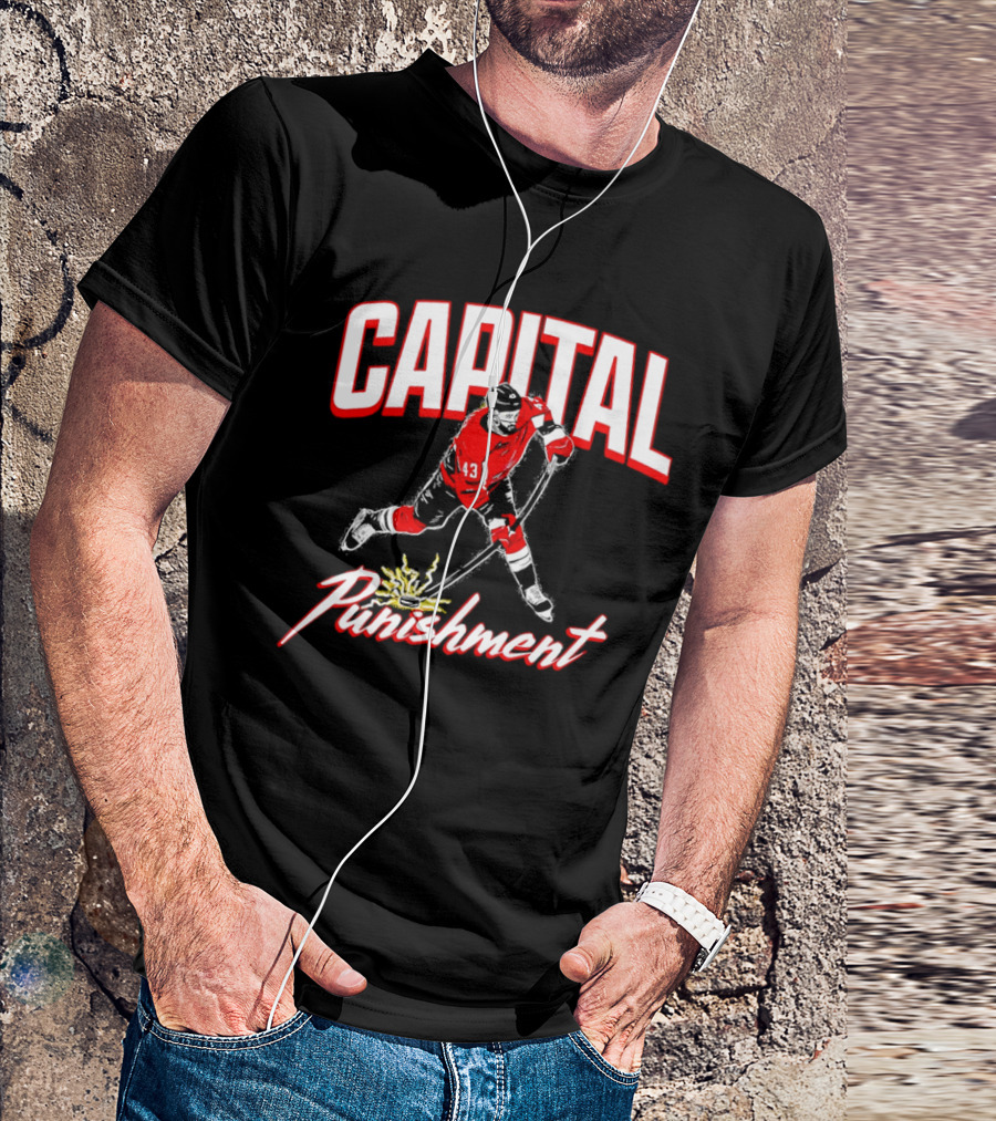 Tom Wilson Capital Punishment Washington Capitals Hockey T-Shirt