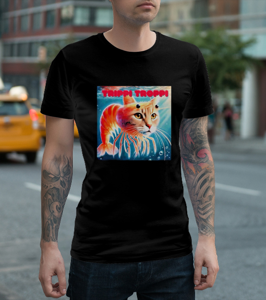 Trippi Troppi Cat Shrimp Hybrid T-Shirt