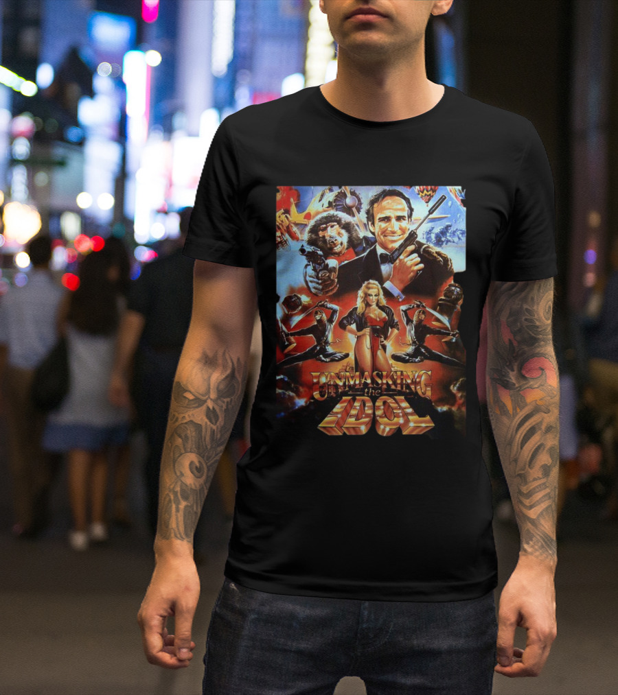 Unmasking The Idol Movie With Spy And Ninja Imagery T-Shirt