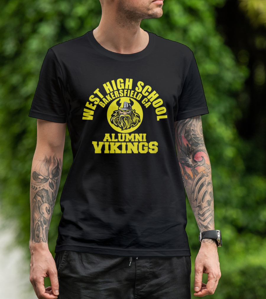 West High School Bakersfield CA Alumni Vikings T-Shirt