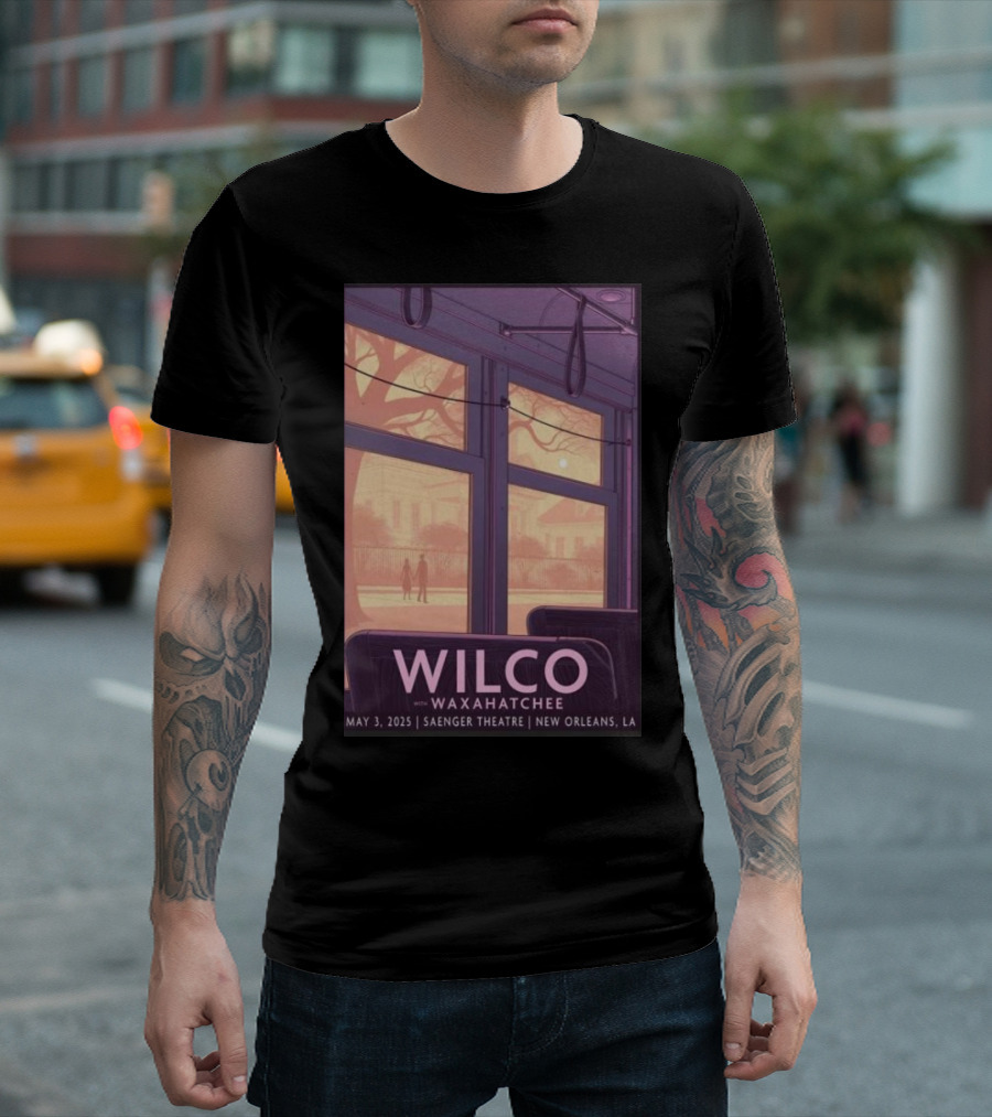 Wilco With Waxahatchee May 3 2025 Saenger Theatre New Orleans LA T-Shirt