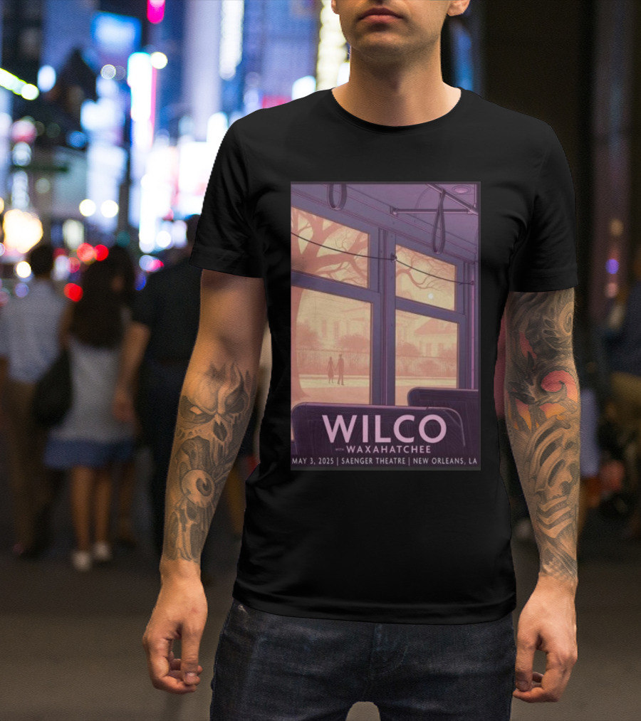 Wilco With Waxahatchee May 3 2025 Saenger Theatre New Orleans LA T-Shirt