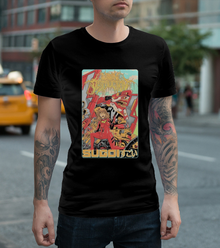 Within Destruction Asuka Sugoi スゴイ Anime Robot Adventure T-Shirt