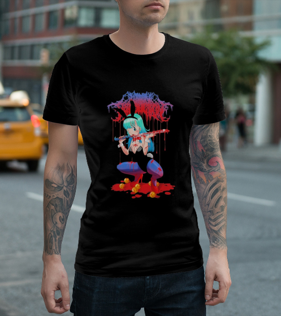 Within Destruction Blood Sword Dragon Ball Bulma With Dragon Balls T-Shirt