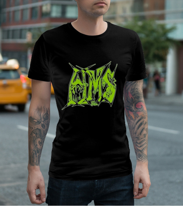 H.M.S Wolfsbane Atomic Themed Text With Monster Elements T-Shirt