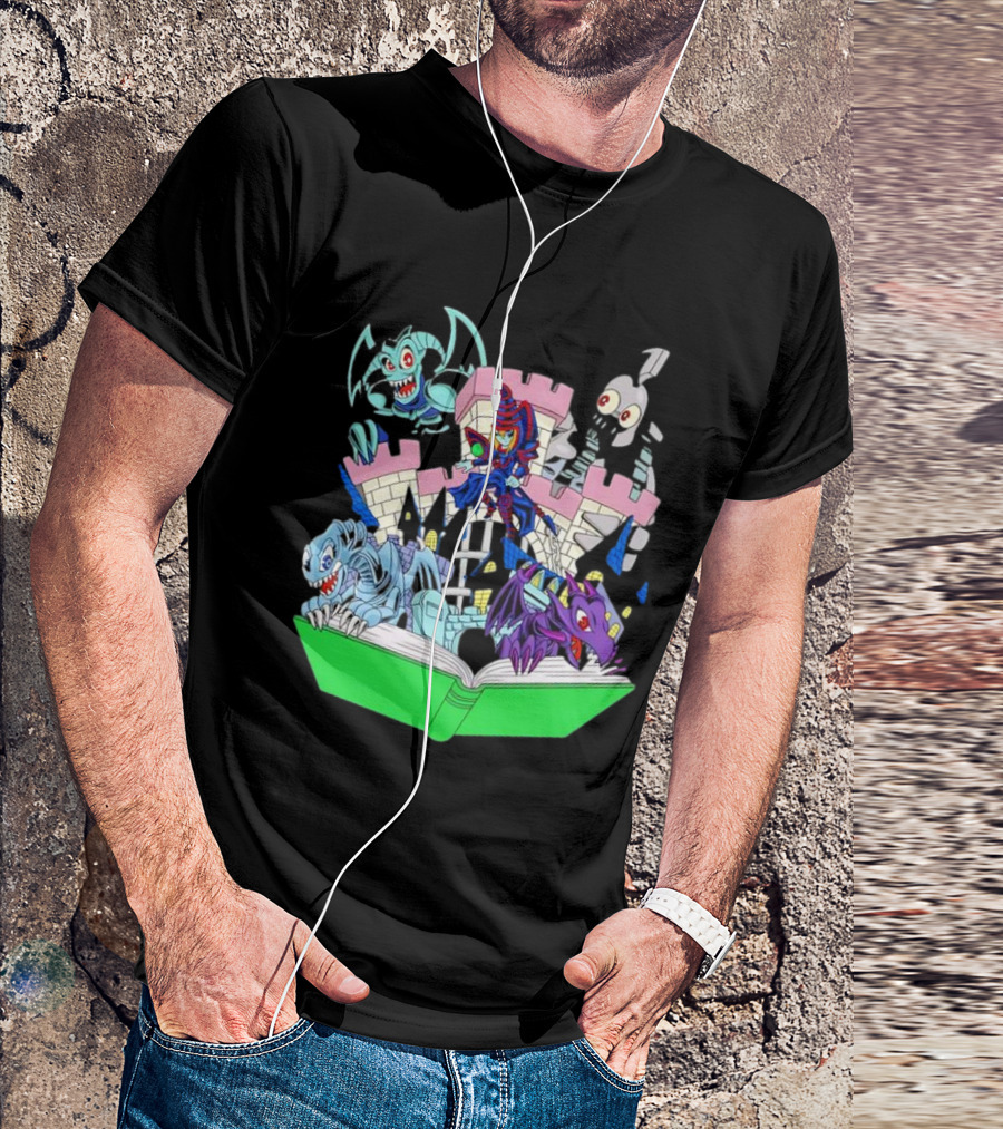 World Of Toons Castle And Creatures From Book T-Shirt