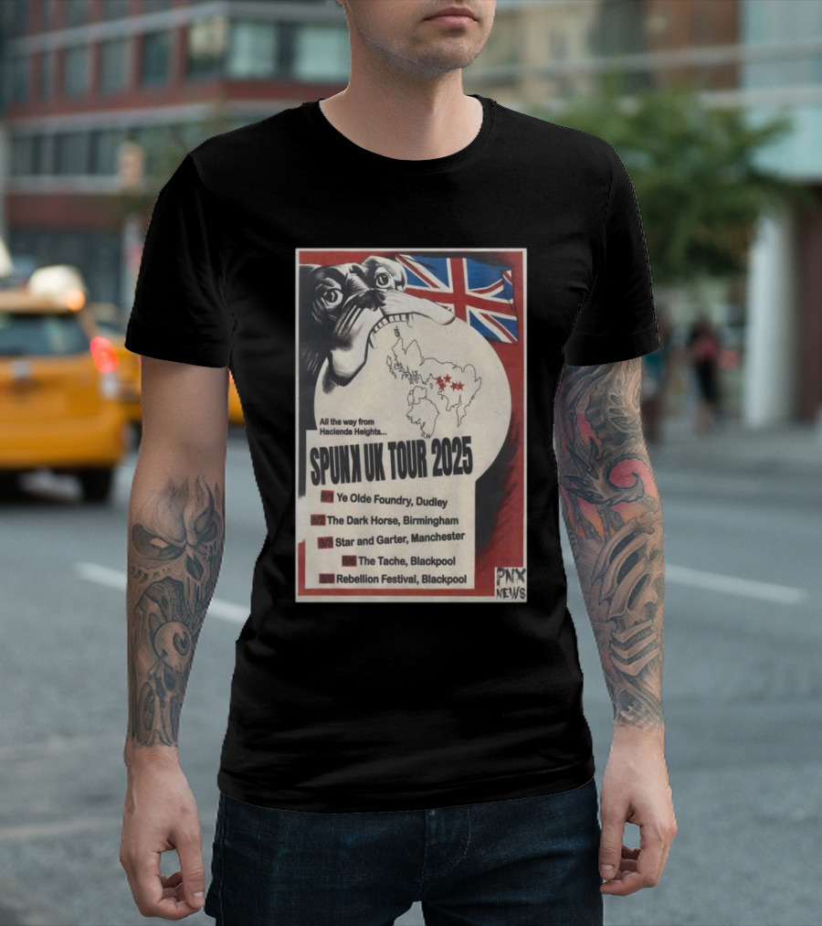 Spunk UK 2025 Tour T-Shirt