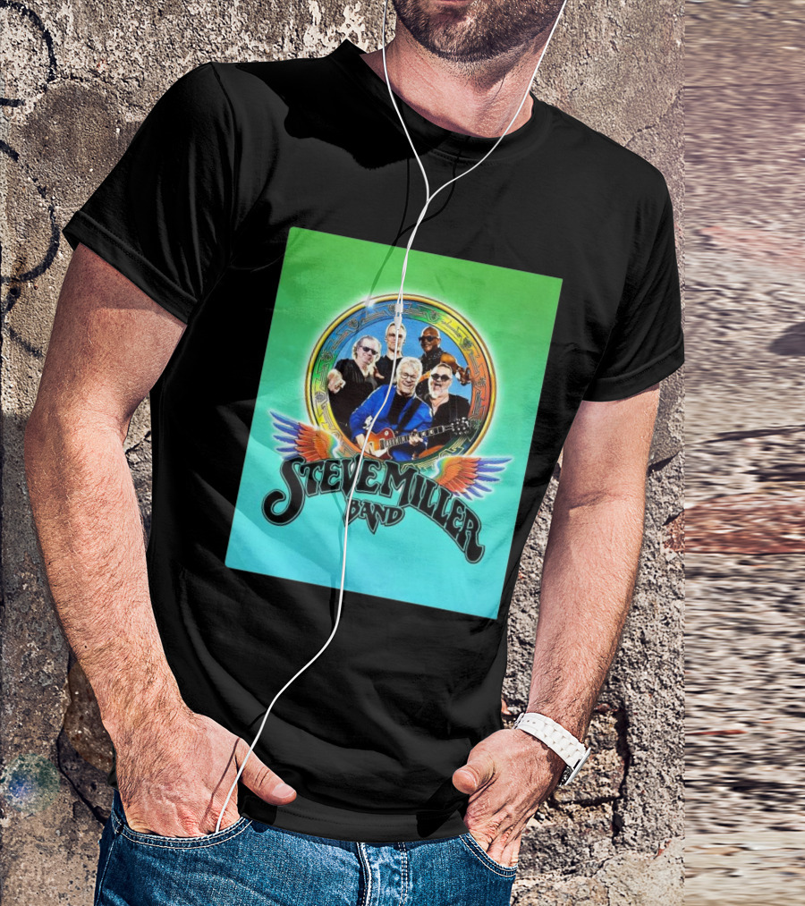 Steve Miller Band 2025 Hitting The Road Tour Vintage Winged Artwork T-Shirt