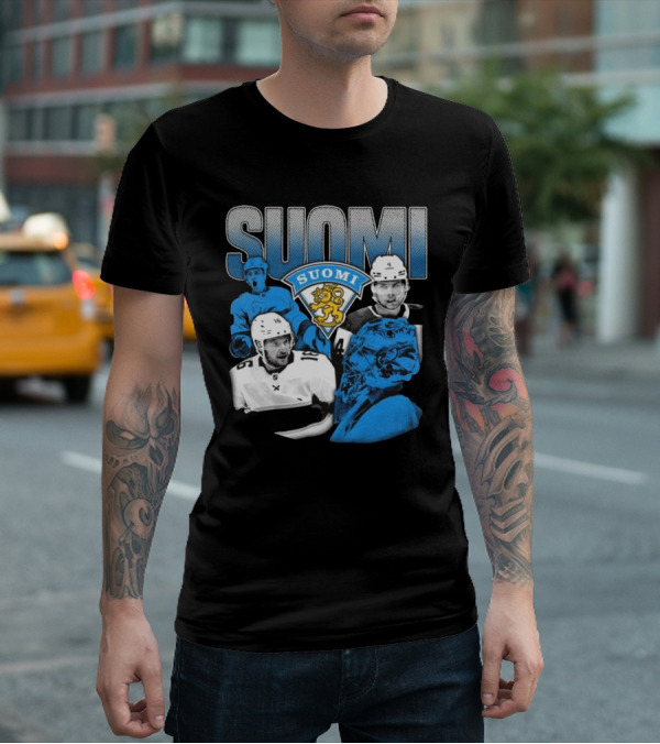 Suomi 4 Nations Team Finland Ice Hockey Players T-Shirt