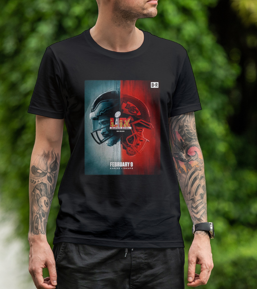 Super Bowl LIX Philadelphia Eagles Vs Kansas City Chiefs New Orleans February 9 T-Shirt