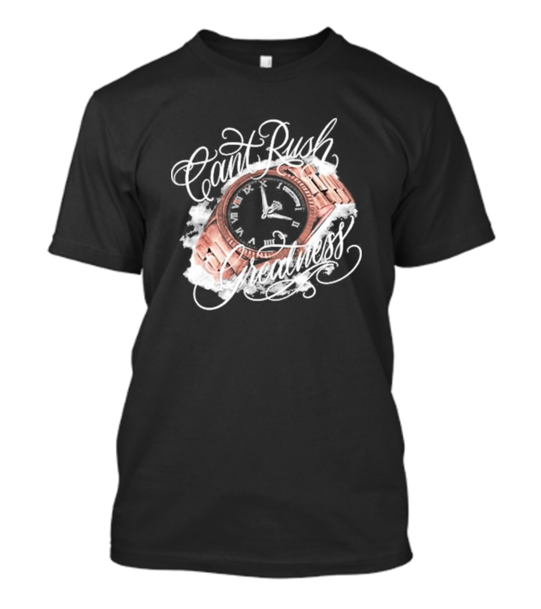 Syna X Crg Can’t Rush Greatness Rose Gold Timepiece T-Shirt