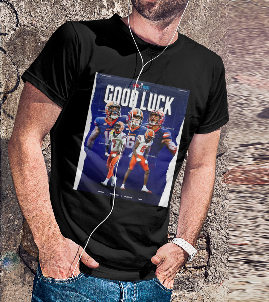 Syracuse Football East-West Shrine Bowl Good Luck Diggs McCord Gadsden Meeks Clark T-Shirt