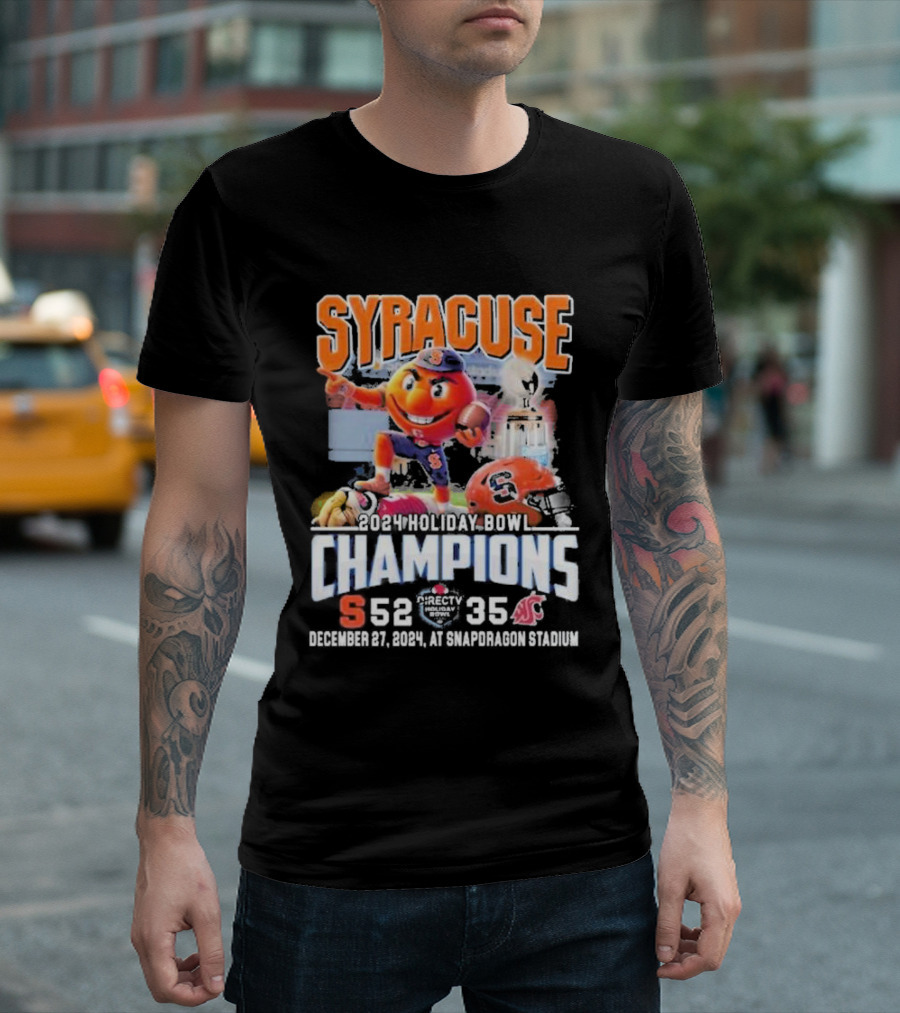 Syracuse Holiday Bowl Champions Snapdragon Stadium 2024 52-35 T-Shirt
